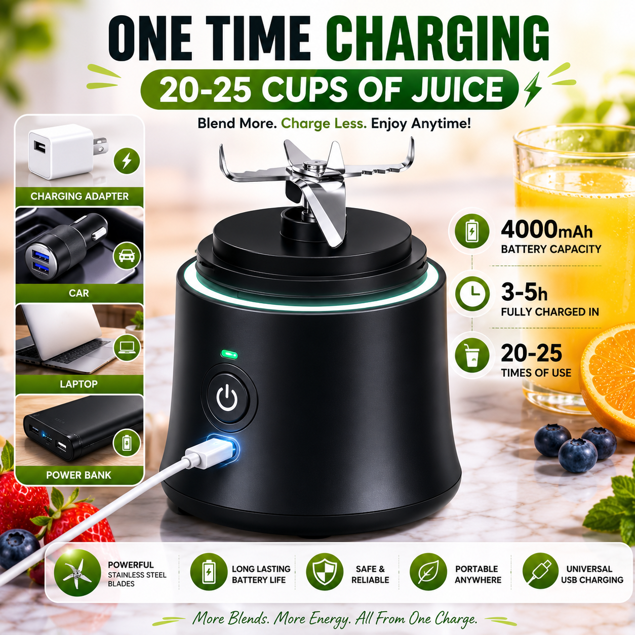 Portable Electric Blender