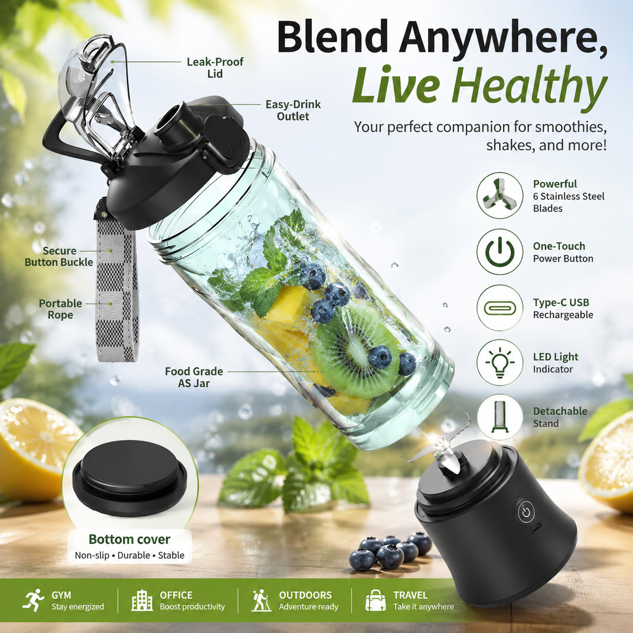 Portable Electric Blender