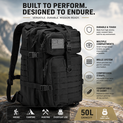 Tactical Backpack Traveling Bag