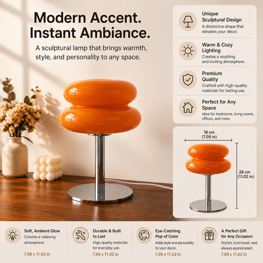 Macaron Glass Table Lamp