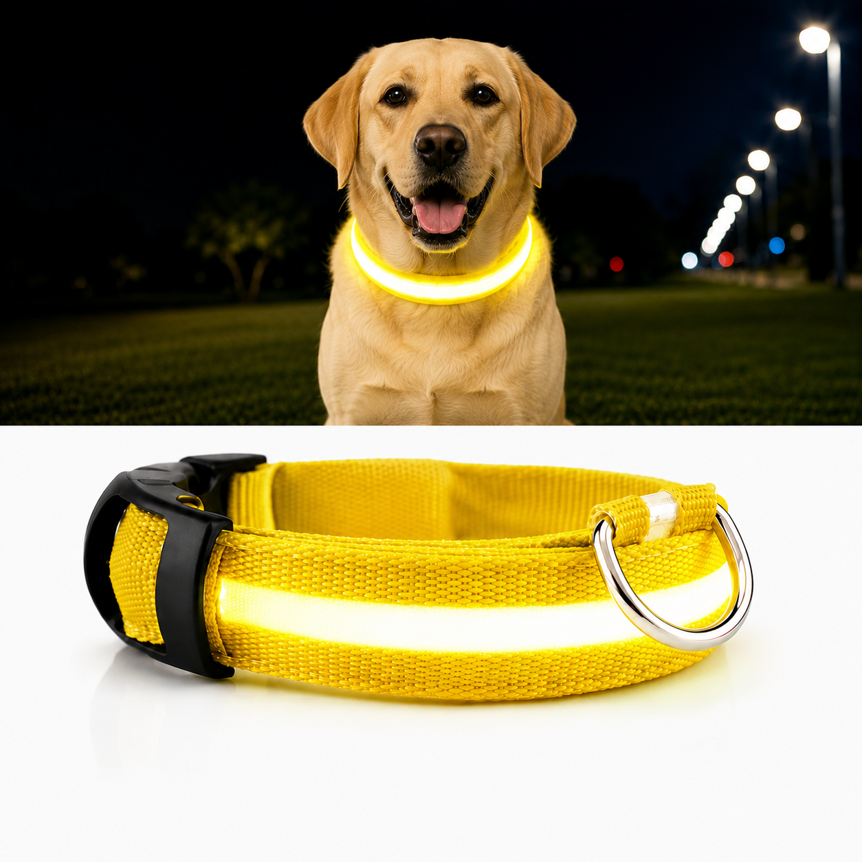 LED Glowing Dog Collar