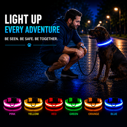 LED Glowing Dog Collar