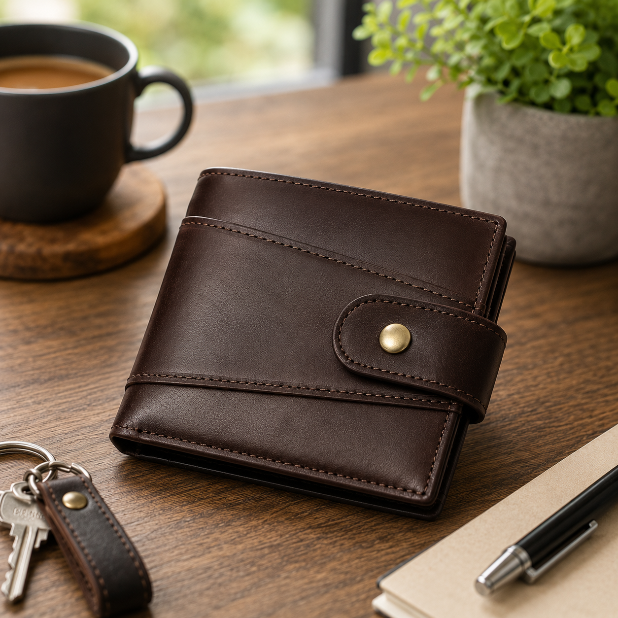 RFID Classic Men's Genuine Leather Wallet