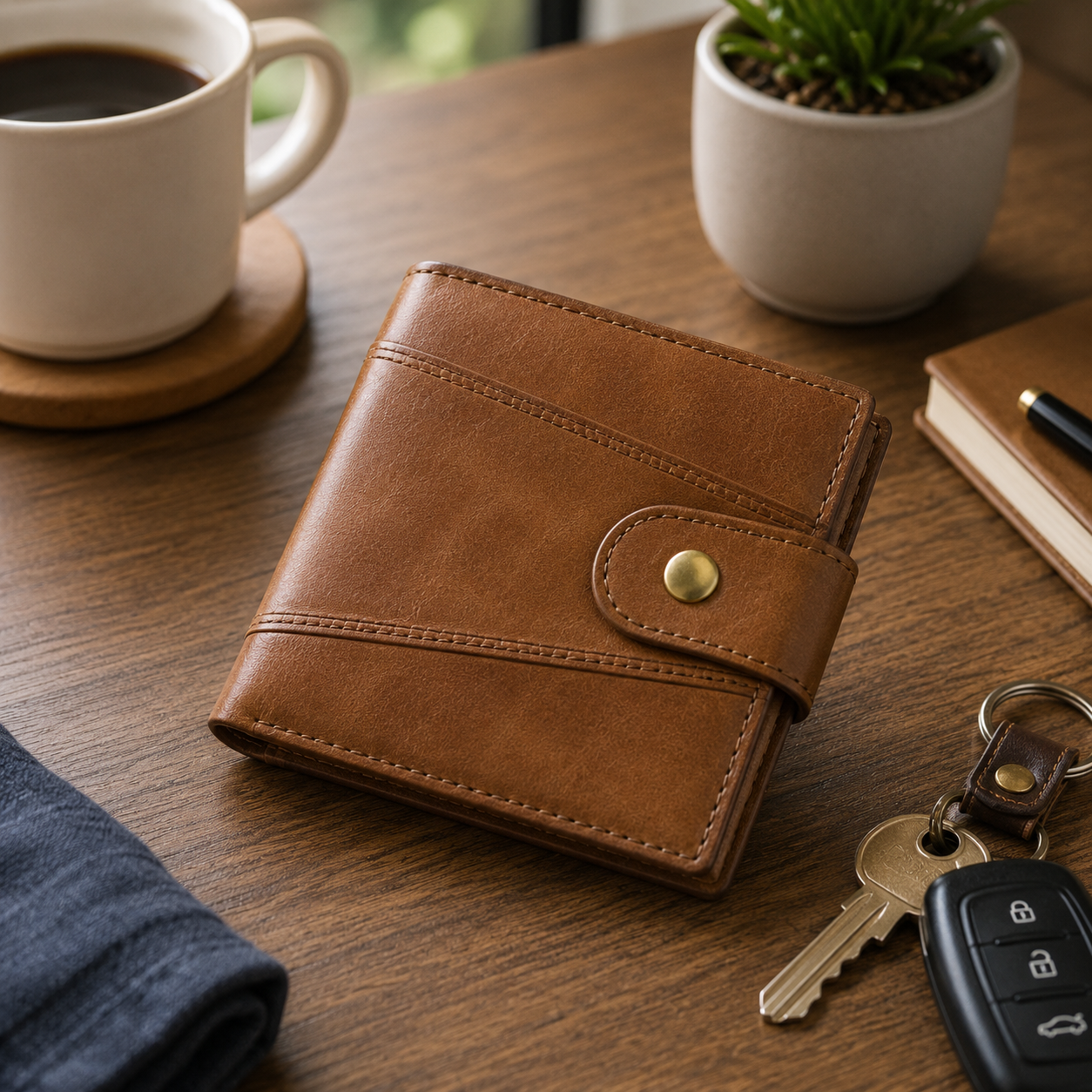 RFID Classic Men's Genuine Leather Wallet