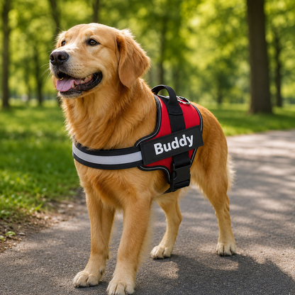 Customizable Reflective Pet Harness