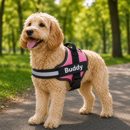 Customizable Reflective Pet Harness