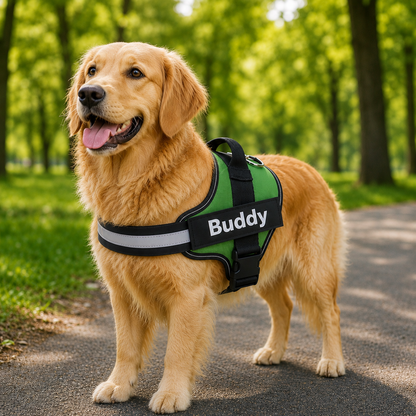 Customizable Reflective Pet Harness