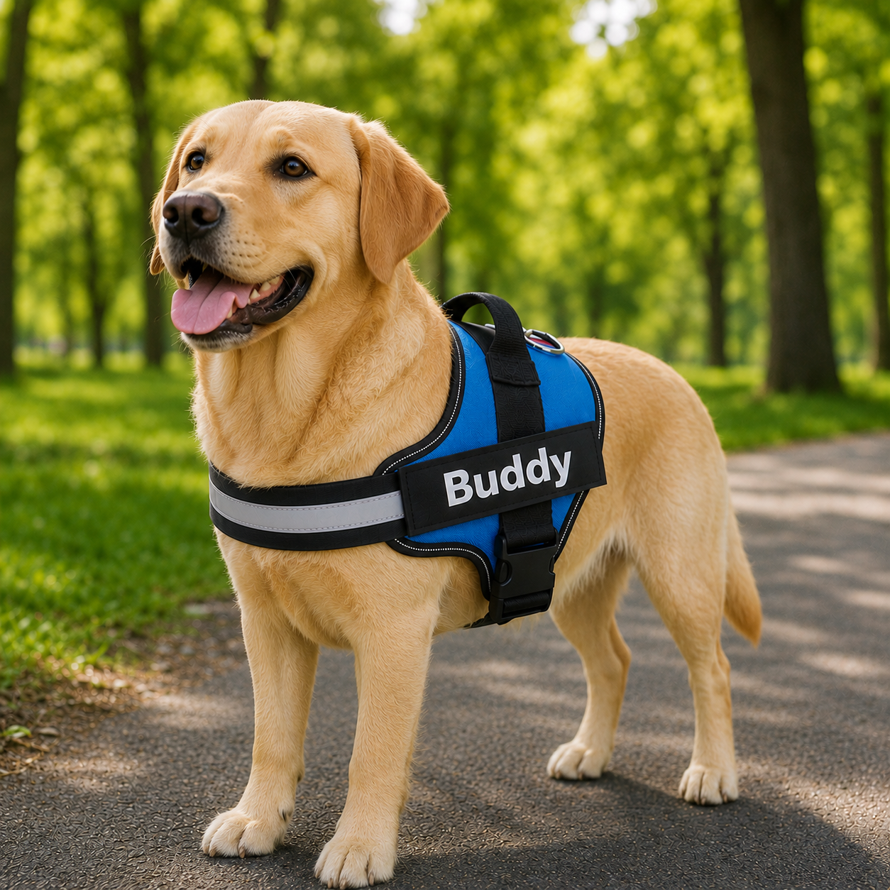 Customizable Reflective Pet Harness
