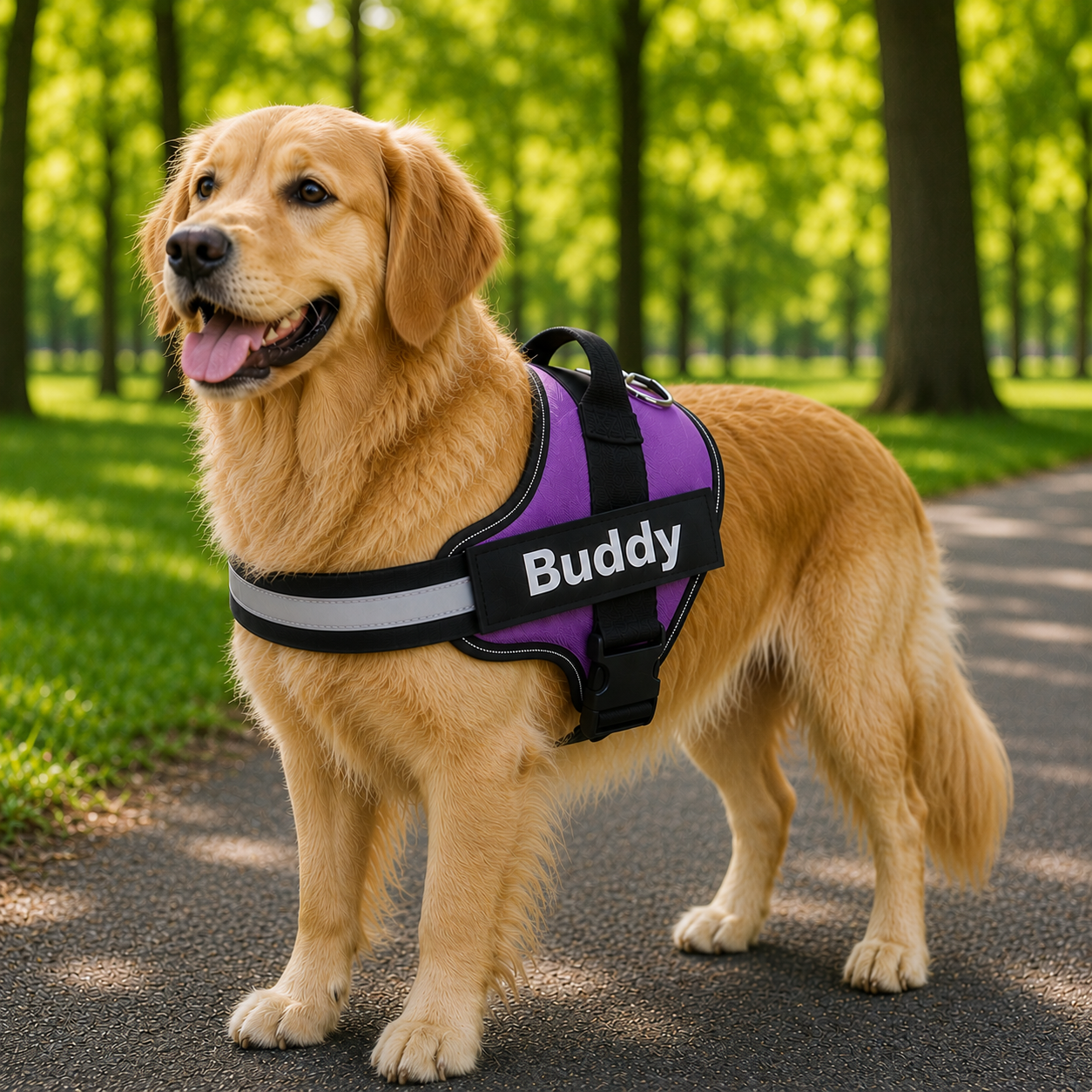 Customizable Reflective Pet Harness