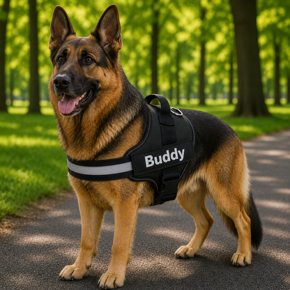 Customizable Reflective Pet Harness