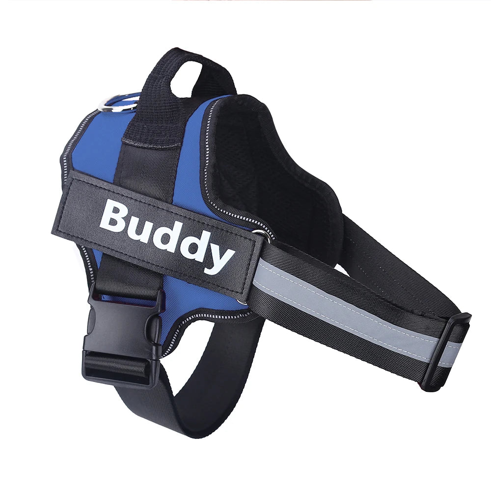 Customizable Reflective Pet Harness