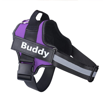 Customizable Reflective Pet Harness